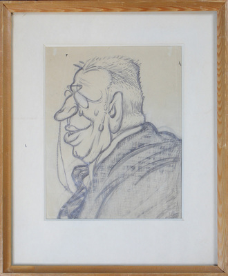 Зак Лев (Леон) Васильевич. Шарж на преподавателя Лазаревского училища